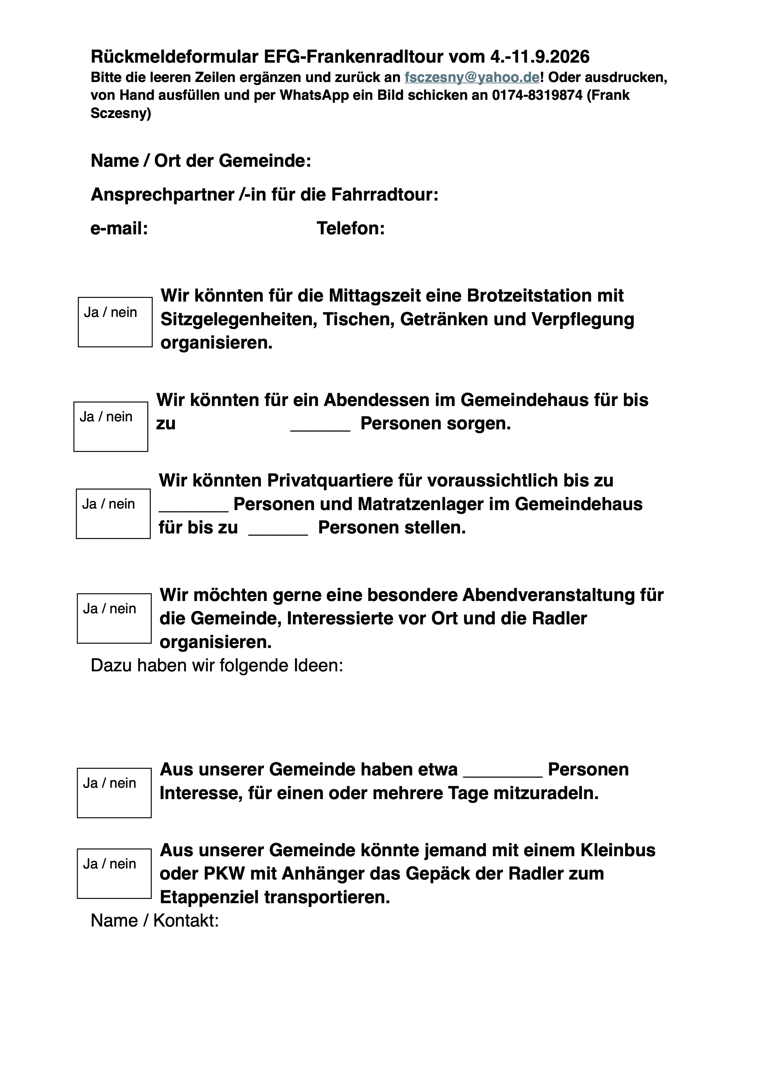 radltour rueckmeldeformular
